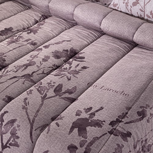 Παπλωματοθήκη Υπέρδιπλη Guy Laroche (Σετ) Suede Romance Melange 225X245