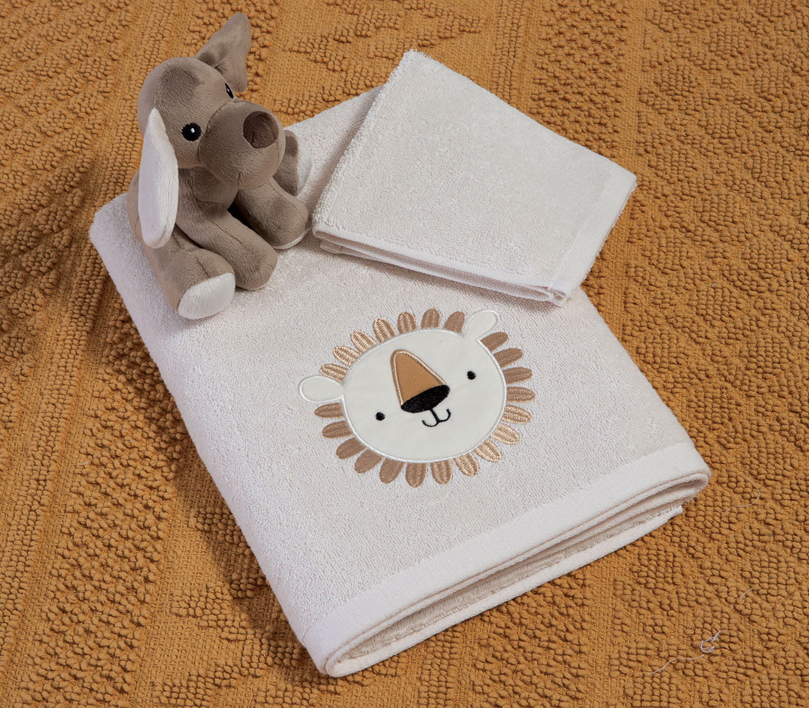 Βρεφικές Πετσέτες Nef-Nef Homeware (2ΤΜΧ) Jungle in Motion Ecru