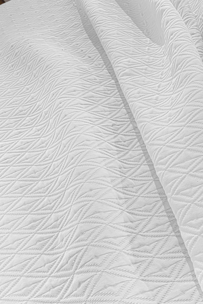 Κουβερτόριο Υπέρδιπλο Guy Laroche Oasis White 245X260