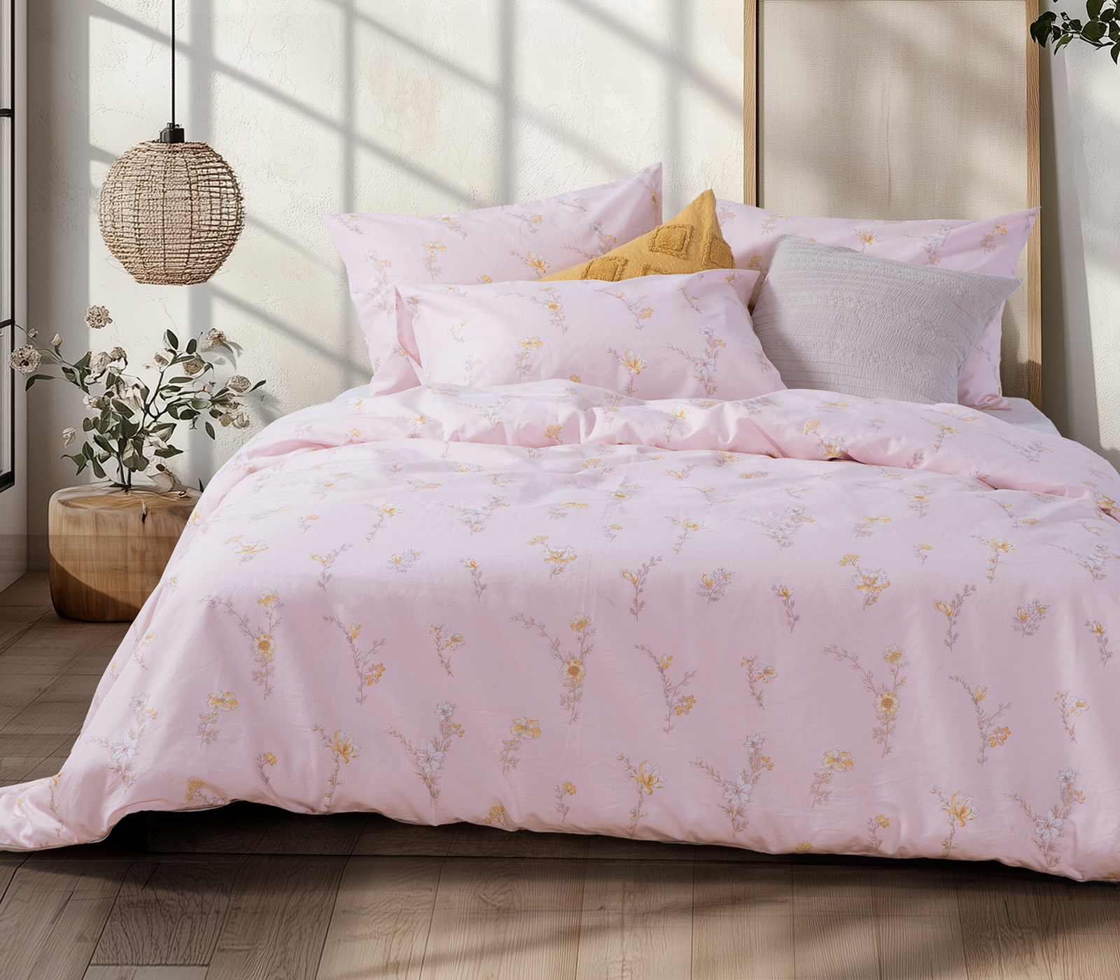 Σεντόνια Υπερδιπλα Nef-Nef Homeware (Σετ) Irida 240Χ270 Pink