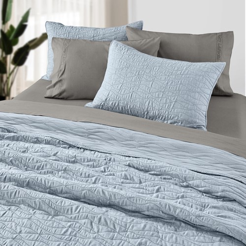 Κουβερλι Υπέρδιπλο Guy Laroche (Σετ 2 τμχ) Shadow Blue 220X240