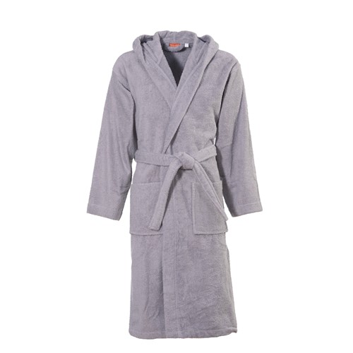 Μπουρνούζι Nef-Nef Homeware με Κουκούλα Comfort L.Grey X.X.Large