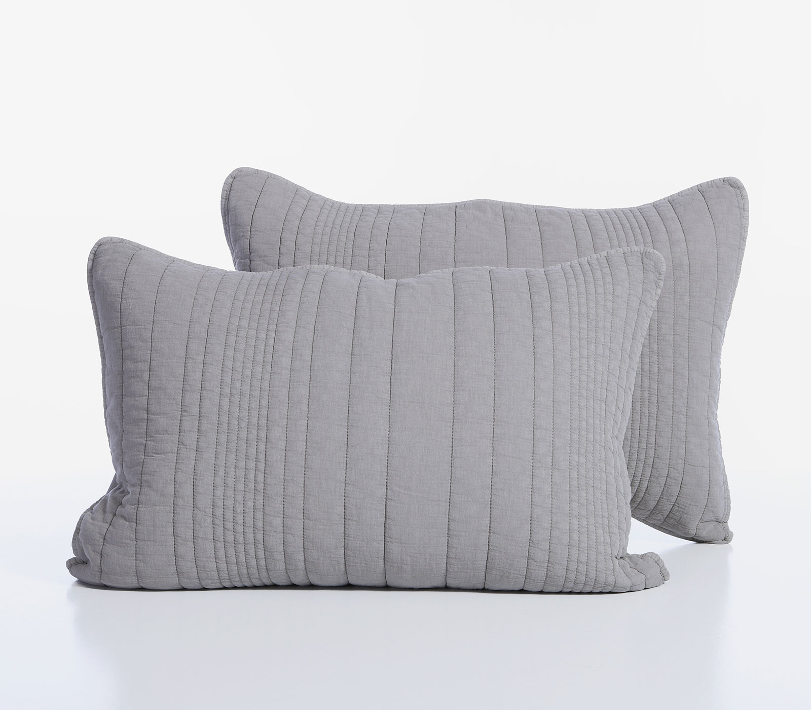 Ζεύγος Μαξιλαροθήκες Nef-Nef Homeware Ecstatic 52x72 Grey