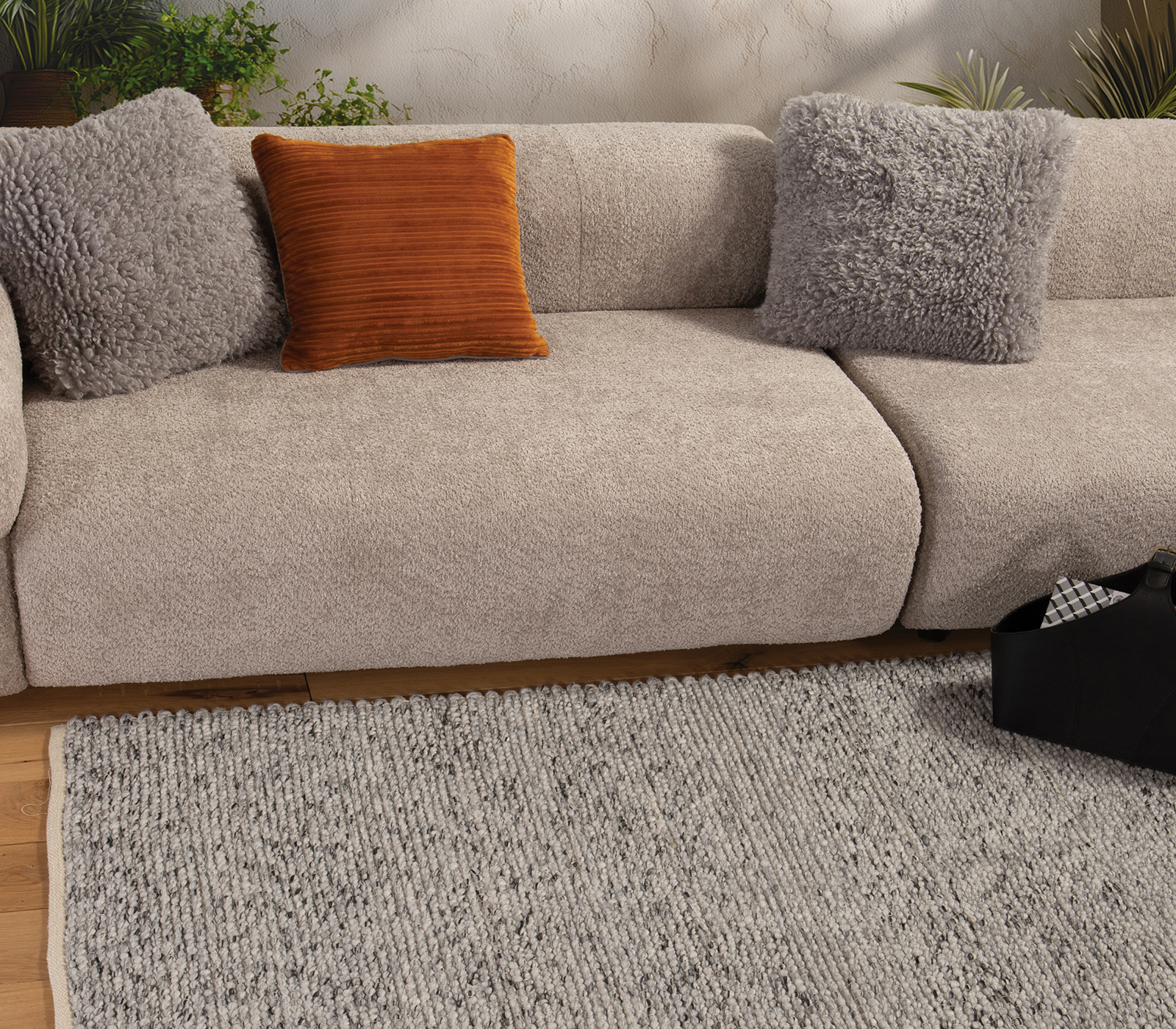 Χαλί Nef-Nef Homeware Lordin 160x200 Grey