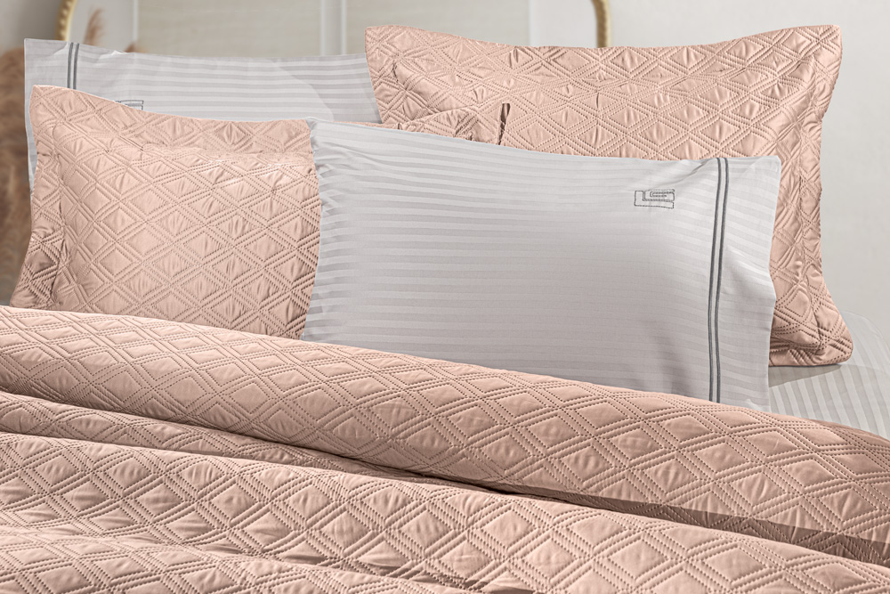 Κουβερλί Υπέρδιπλο Guy Laroche Honour (Σετ) 240x250 Old Pink