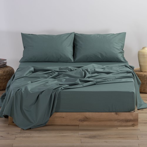 Σεντόνι King Size Nef-Nef Homeware Με λάστιχο 180Χ200+35 Green