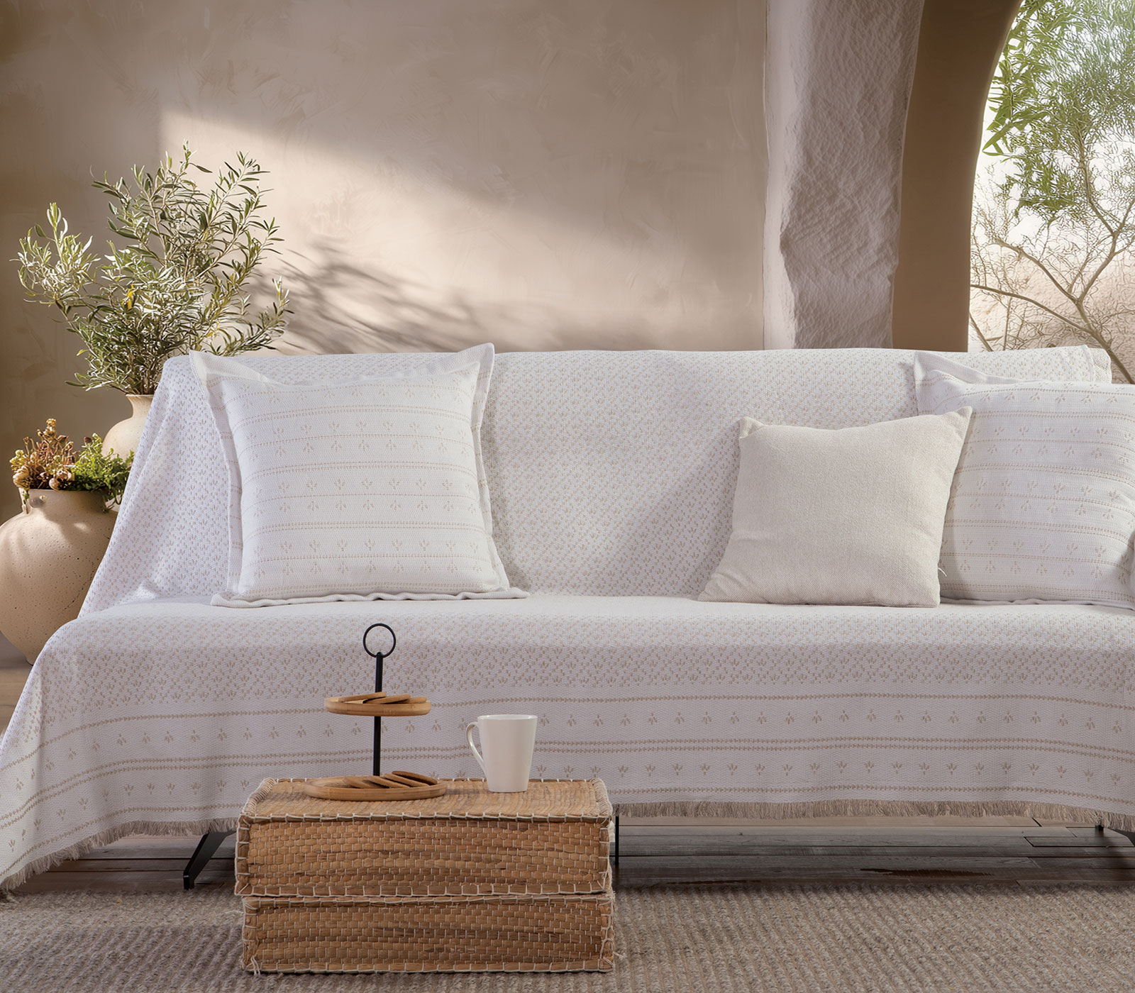 Ριχτάρι Διθεσίου Nef-Nef Homeware Ishmar 170X250 Beige