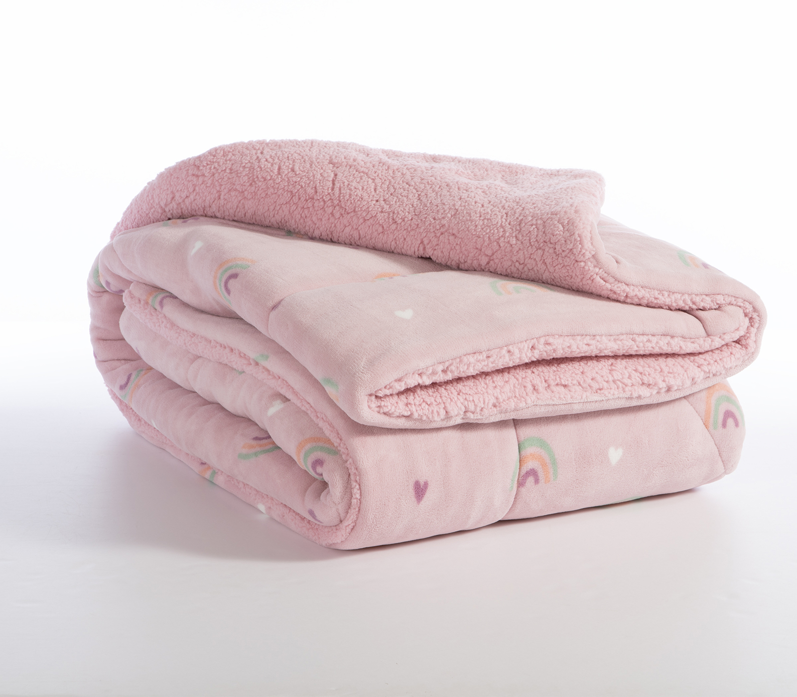 Παιδικό Κουβερτοπάπλωμα Nef-Nef Homeware Unicorns Style 160x220 Pink 