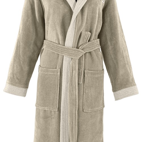 Μπουρνουζι Guy Laroche Monogram Khaki Large