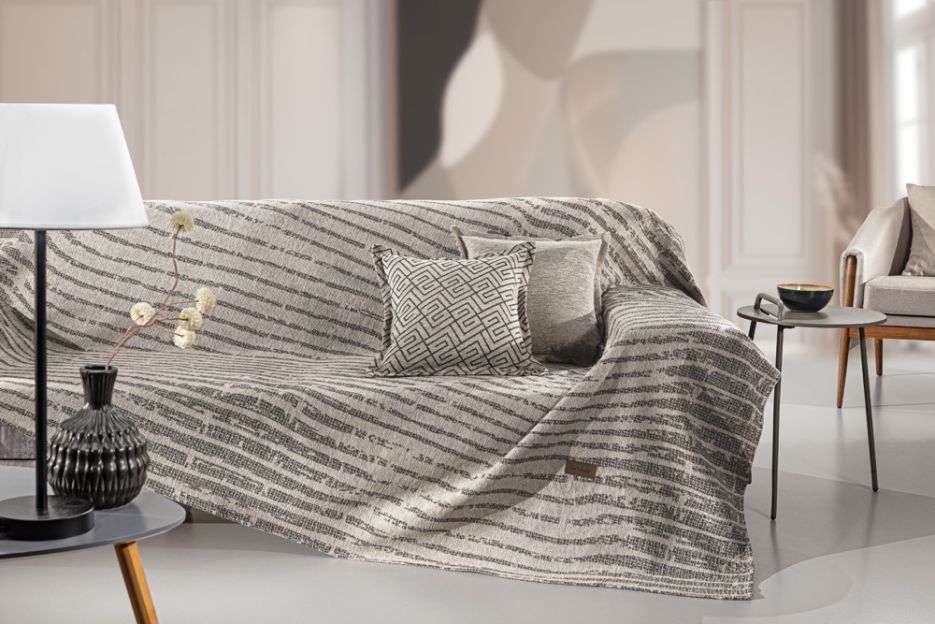 Ριχτάρι Πολυθρόνας Guy Laroche Sydney Natural 180X150