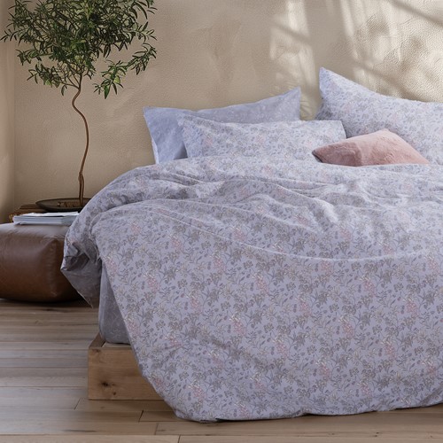 Σεντόνια Μονά Nef-Nef Homeware (Σετ) 170Χ270 Odete Grey