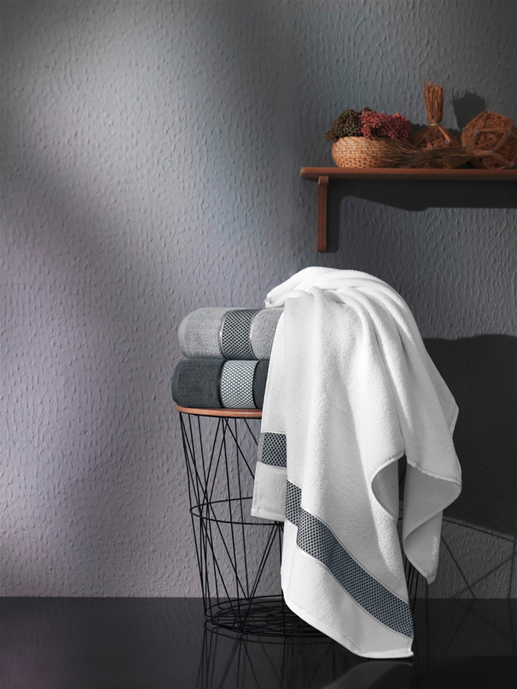 Πετσέτα Προσώπου Guy Laroche Arten Anthacite 50x90  