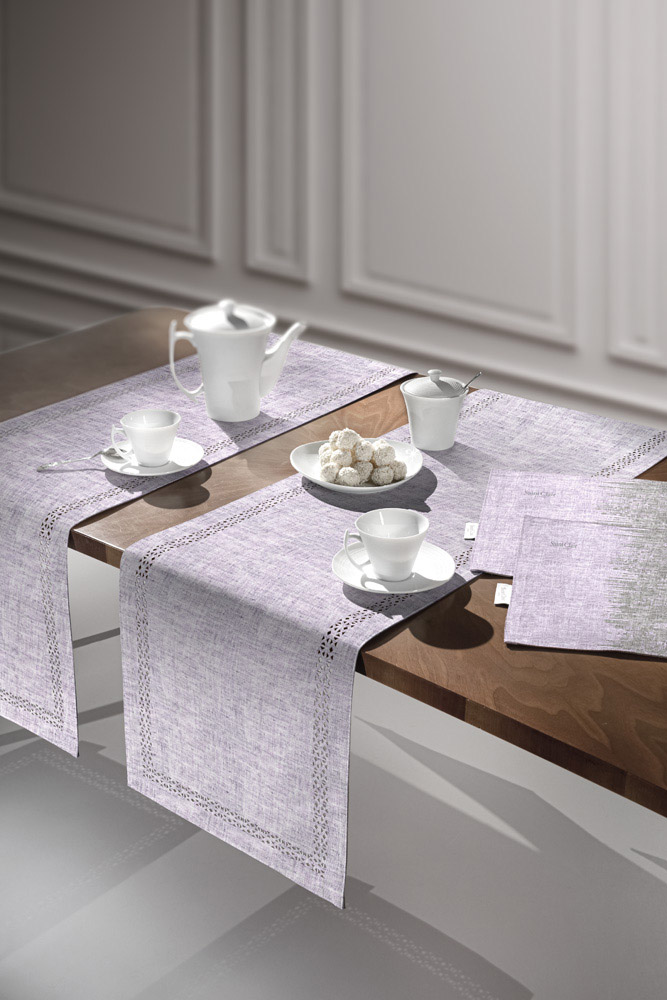 Runner Saint Clair 2007 Lilac Laser Cut 40X160