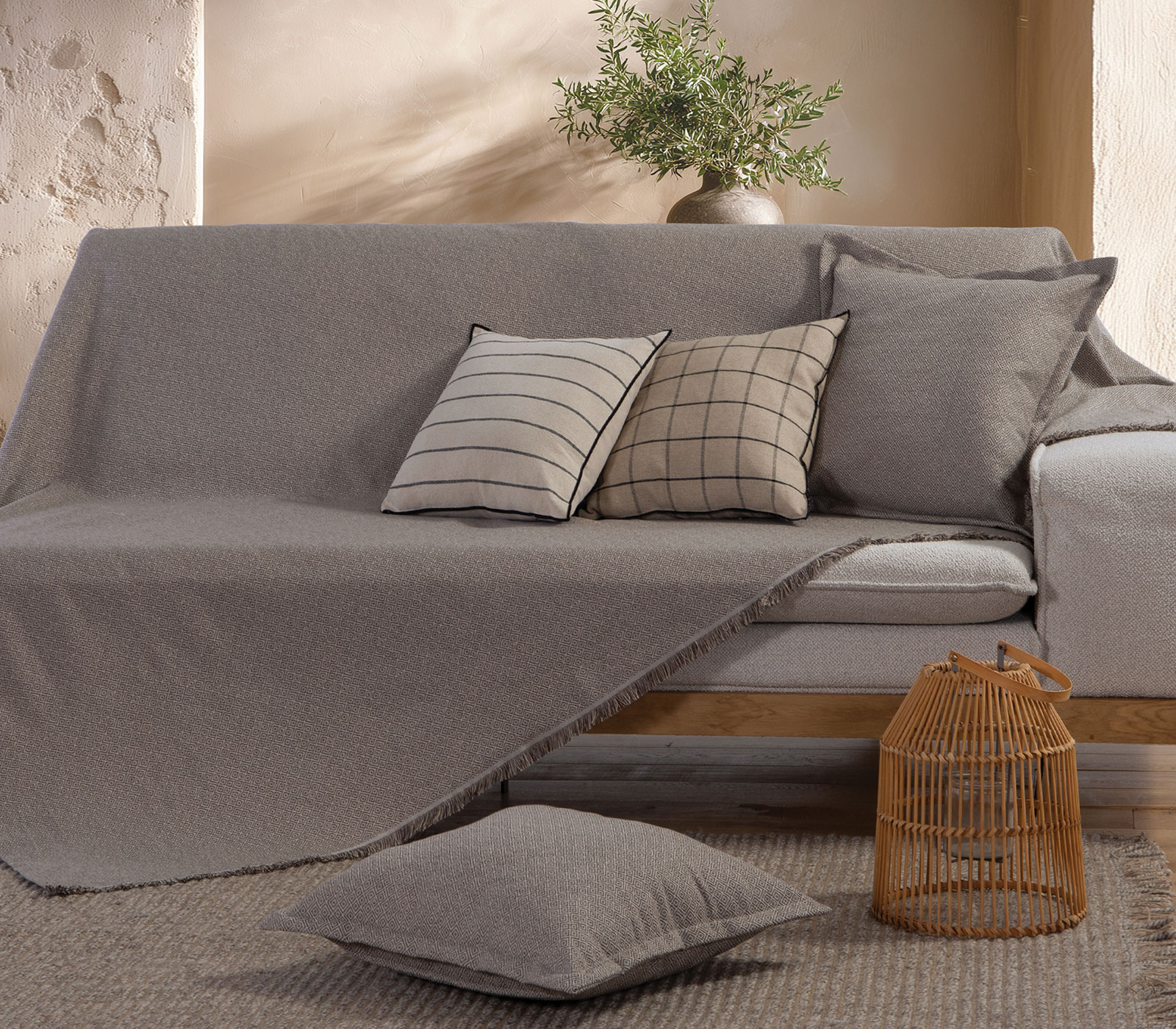 Ριχτάρι Τριθεσίου Nef-Nef Homeware Loen 170X300 Grey