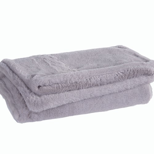 Βρεφική Κουβέρτα Αγκαλιάς Nef-Nef Γούνινη Rabbit Fur Hug 80X110 Grey