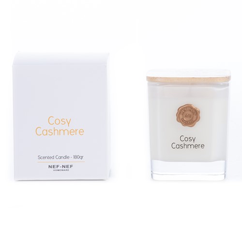 Aρωματικό Κερί Nef-Nef Homeware Cashmere White 180gr