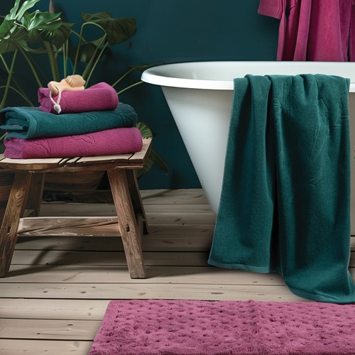 Χαλάκι Μπάνιου Nef-Nef Homeware Paradise 60x90 Rose