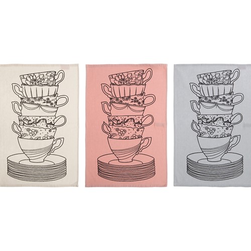 Ποτηρόπανο Nef-Nef Homeware My Cup Of Tea 40x60 Ecru