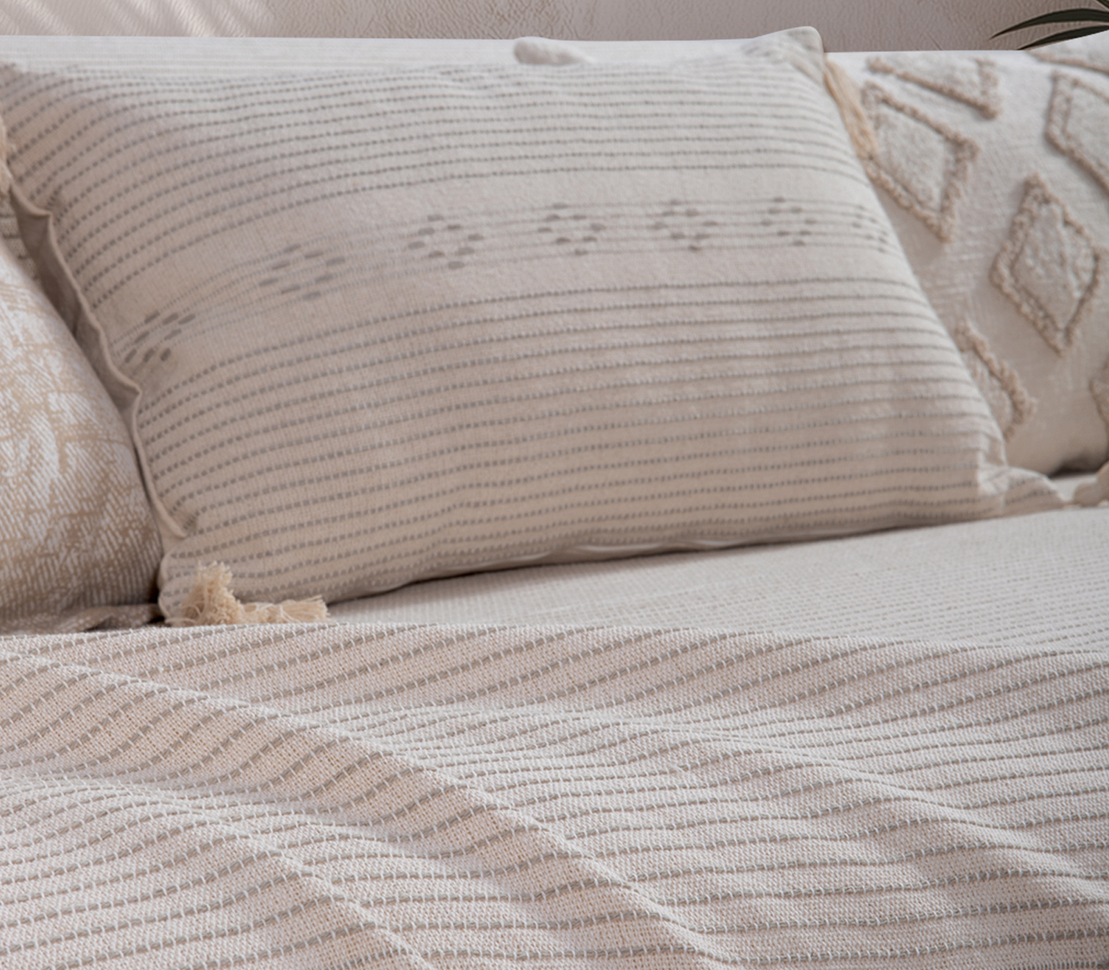 Διακοσμητικό Μαξιλάρι Nef-Nef Homeware Resan 33x55 Beige