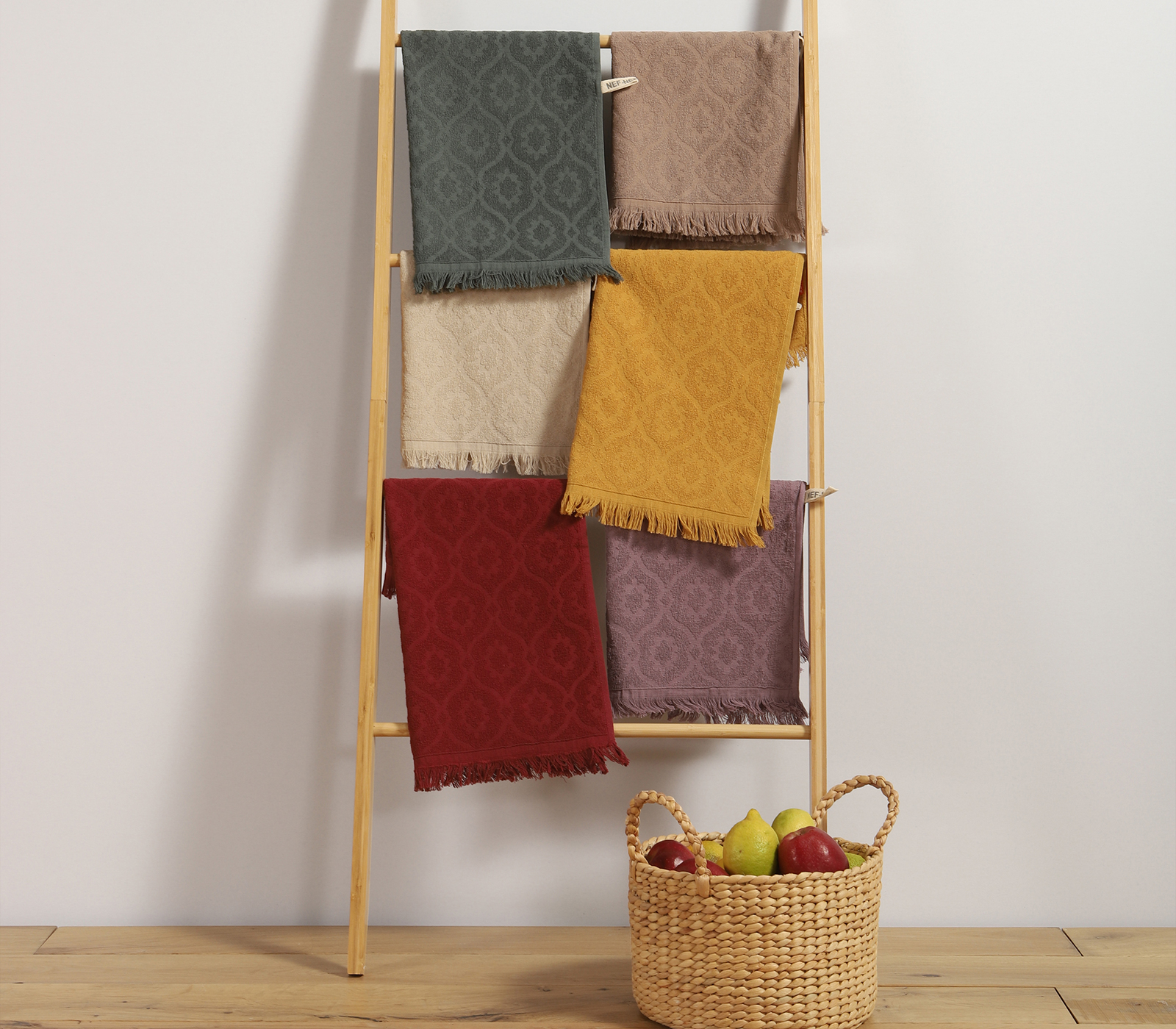 Ποτηρόπανο Nef-Nef Homeware Marocco 50x50 Mocca