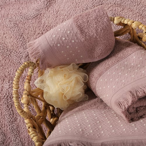 Πετσέτα Σώματος Nef-Nef Homeware Zasmen 70x140 Mauve
