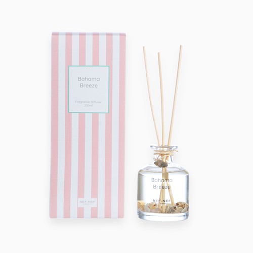 Αρωματικό Χώρου Στικς Nef-Nef Homeware Bahama Breeze 230ml Pink