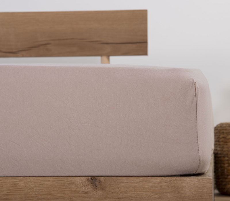 Σεντόνι Διπλό Nef-Nef Homeware Με λάστιχο 140Χ200+30 Linen