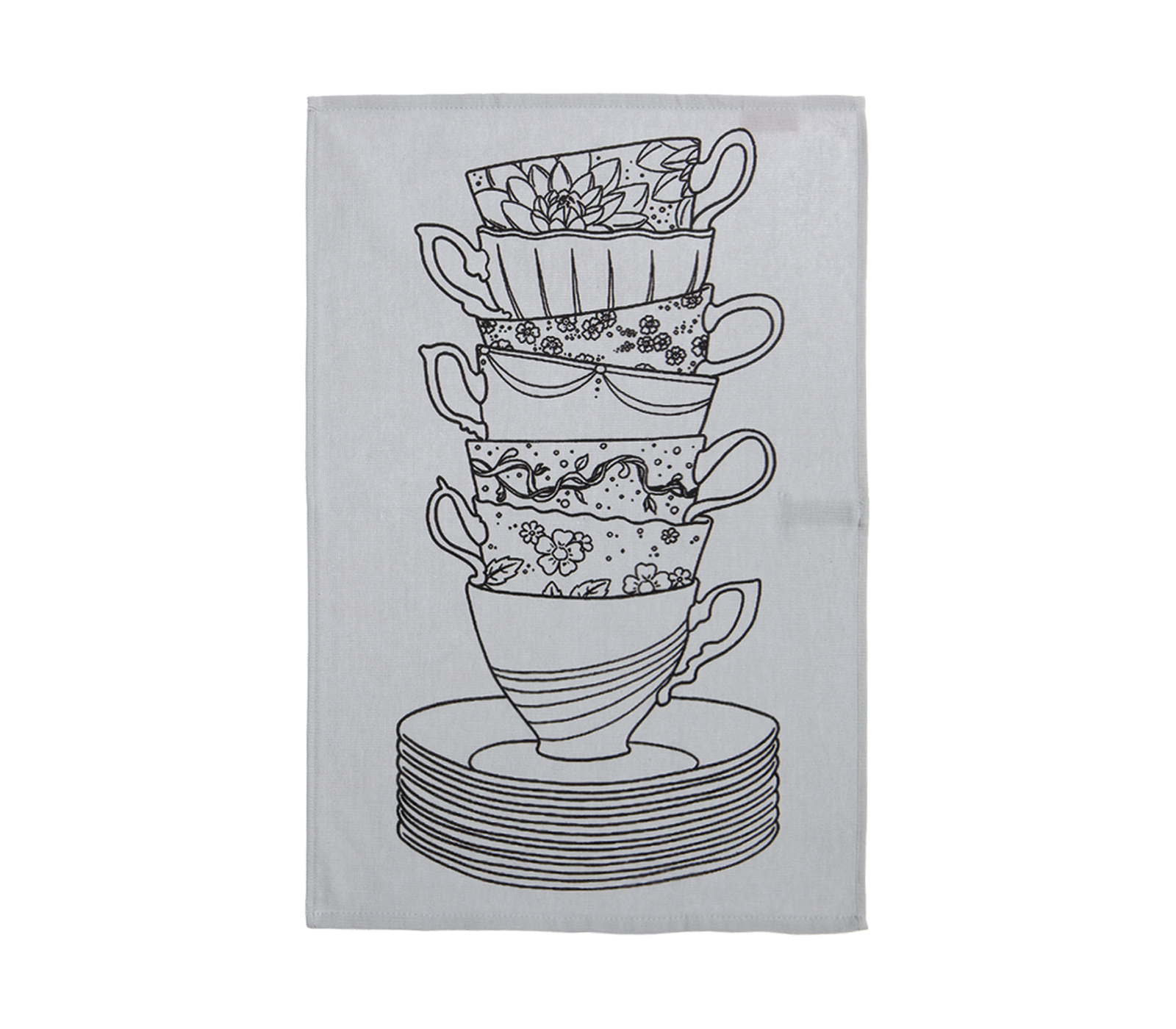 Ποτηρόπανο Nef-Nef Homeware My Cup Of Tea 40x60 Grey