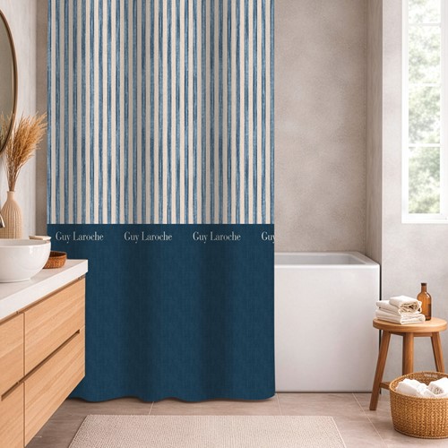 Κουρτίνα Μπάνιου Guy Laroche Avene Denim 240X185