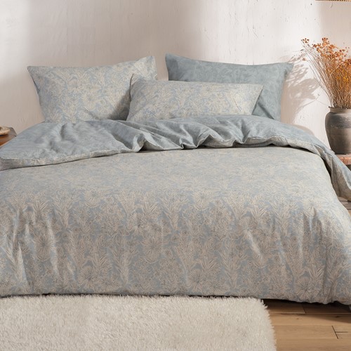 Σεντόνια Μονά Nef-Nef Homeware με λάστιχο 170x270 Lucil Blue
