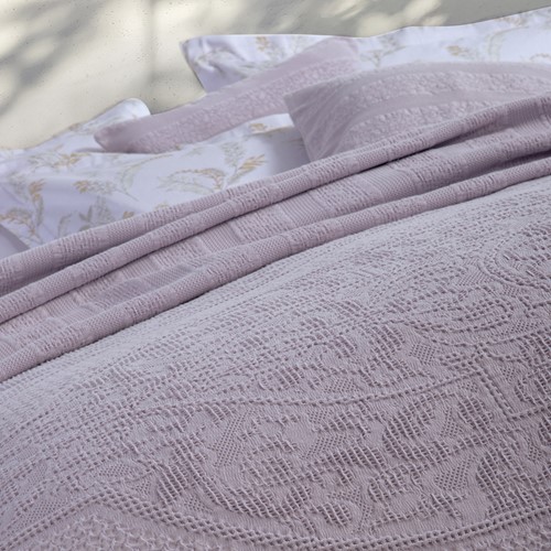 Κουβέρτα Υπέρδιπλη Nef-Nef Homeware Nantia 230X250 Mauve