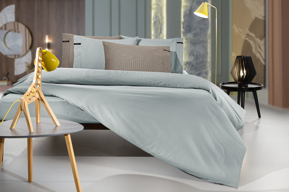 Σεντόνι King Size Guy Laroche Minimal Azul 180X270 