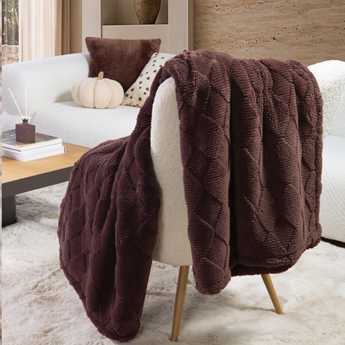 Κουβερτάκι Καναπέ Nef-Nef Homeware Mizenie 130x180 Brown