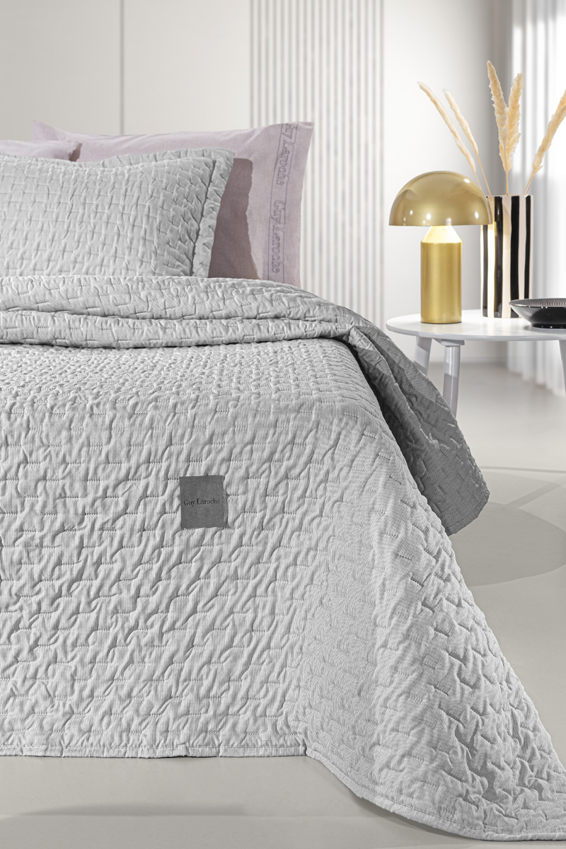 Κουβερλί Υπέρδιπλο Guy Laroche (Σετ) Arden Smoke 220X240