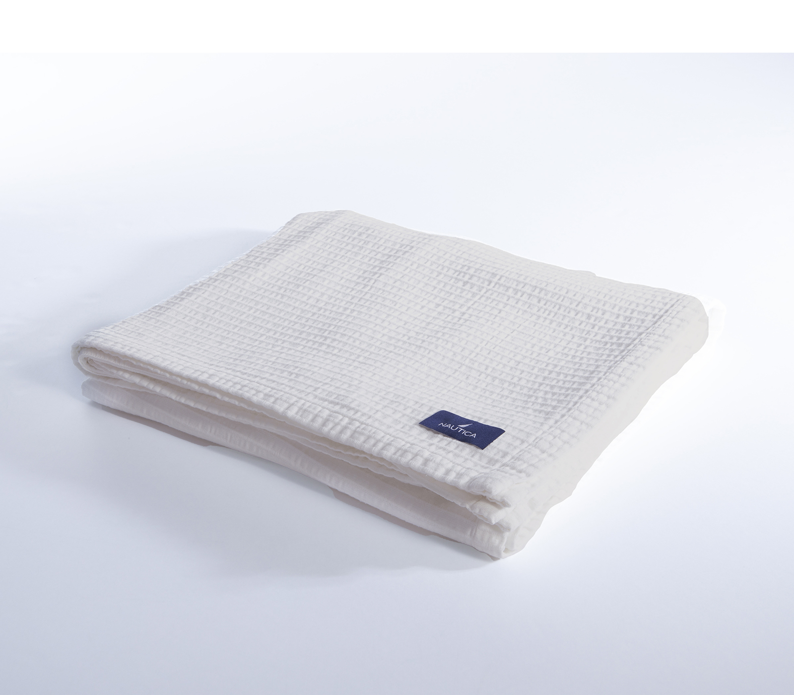 Πικέ Κουβέρτα Υπέρδιπλη Nef-Nef Homeware Nautica -Nau Navy 230x240 White