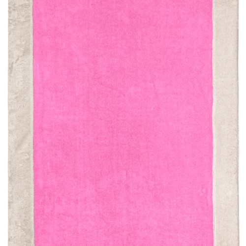 Πετσέτα Θαλάσσης Feel and Touch Caribbean Pink 80X170