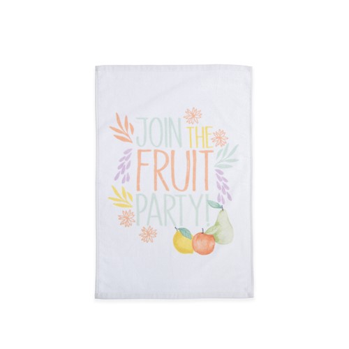 Ποτηρόπανο Βελουτέ Nef-Nef Homeware Fruit Party 40x60 White