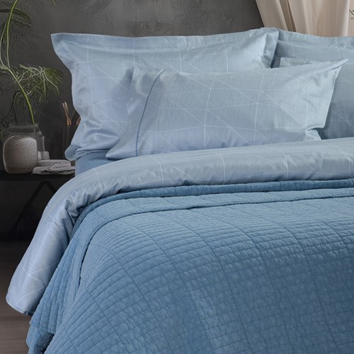 Κουβερλί Υπέρδιπλο Nef-Nef Homeware Elements-Pointer 230x240 Blue