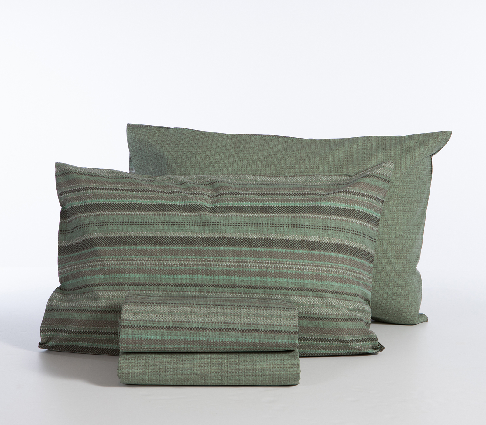 Σεντόνια King Size Nef-Nef Homeware (Σετ) με λάστιχο Degree 270X270 Green