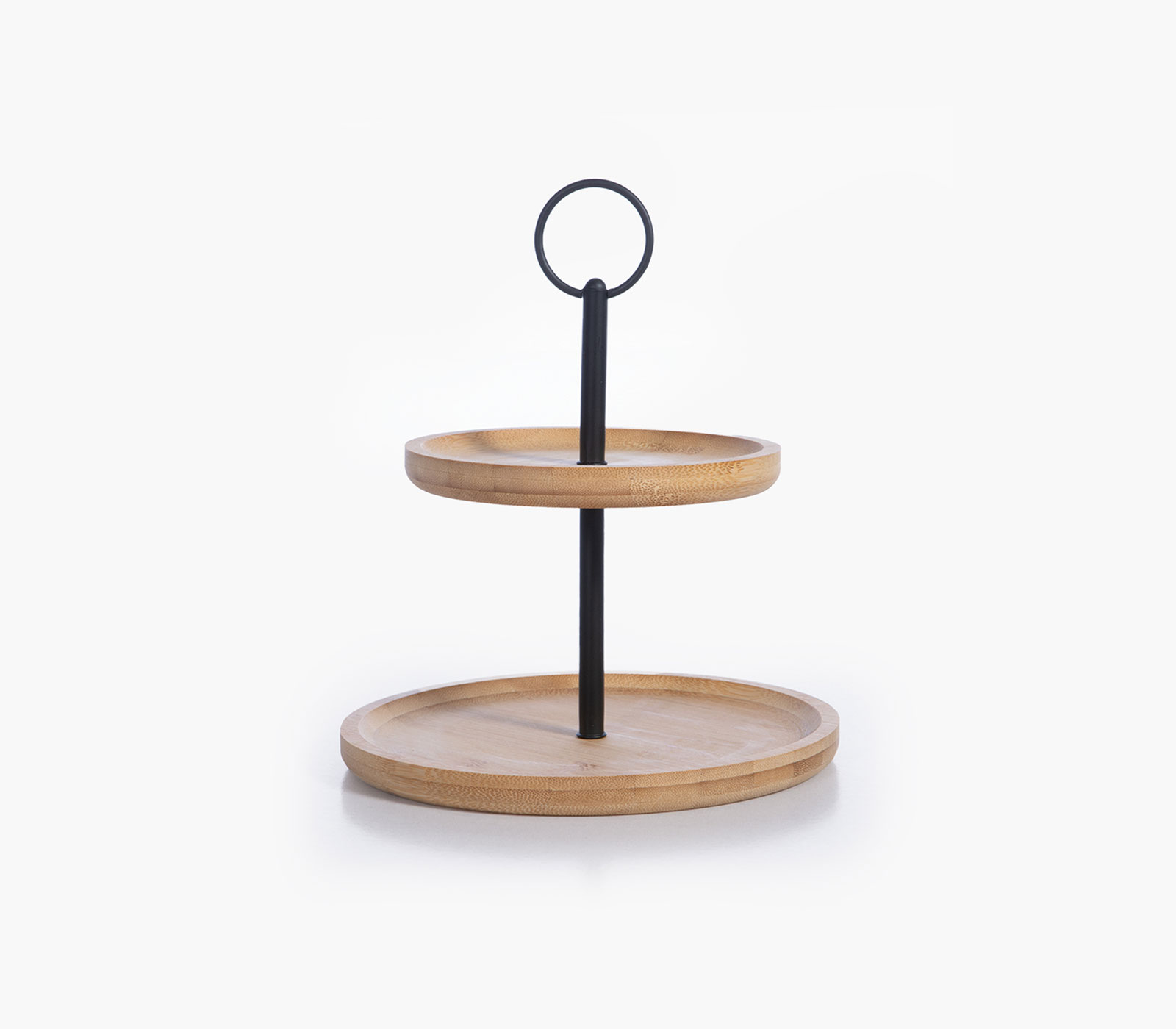 Διπλή Βάση Σερβιρίσματος Με Λάβη Nef-Nef Homeware Lendar Bamboo 