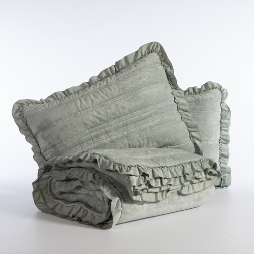 Κουβερλί Υπέρδιπλο Nef-Nef Homeware Sirion 230x240 Mint/Grey