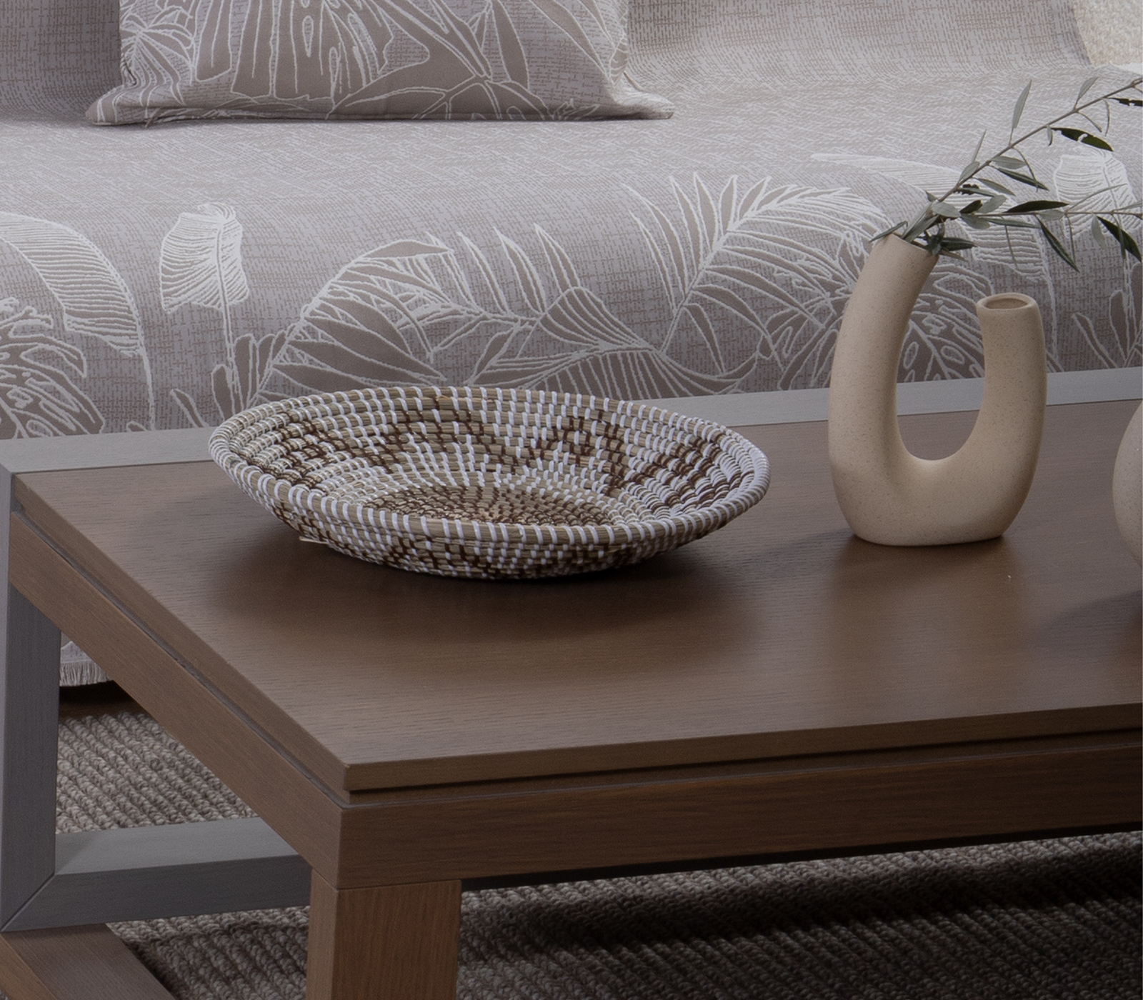 Πιάτο Τοίχου Υάκινθου Nef-Nef Homeware Dahlia D36x5 Natural