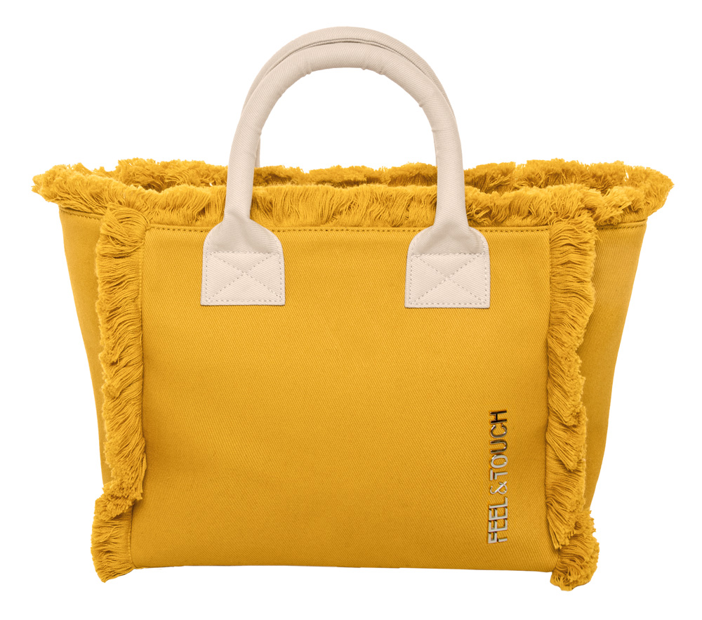 Tσάντα Xειρός Feel and Touch Caribbean Mustard/Ammos
