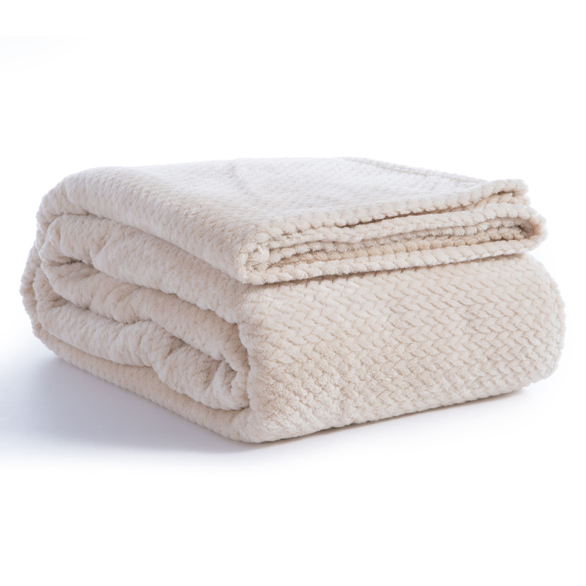  Κουβέρτα Μονή Nef-Nef Homeware 160X220 Worth Ecru