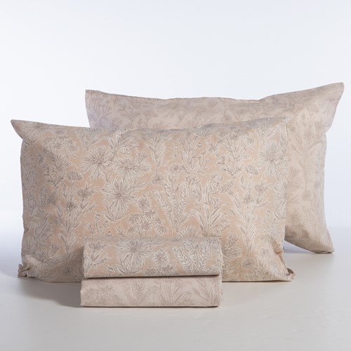Σεντόνια Υπέρδιπλα Nef-Nef Homeware Lucil 240x270 Beige
