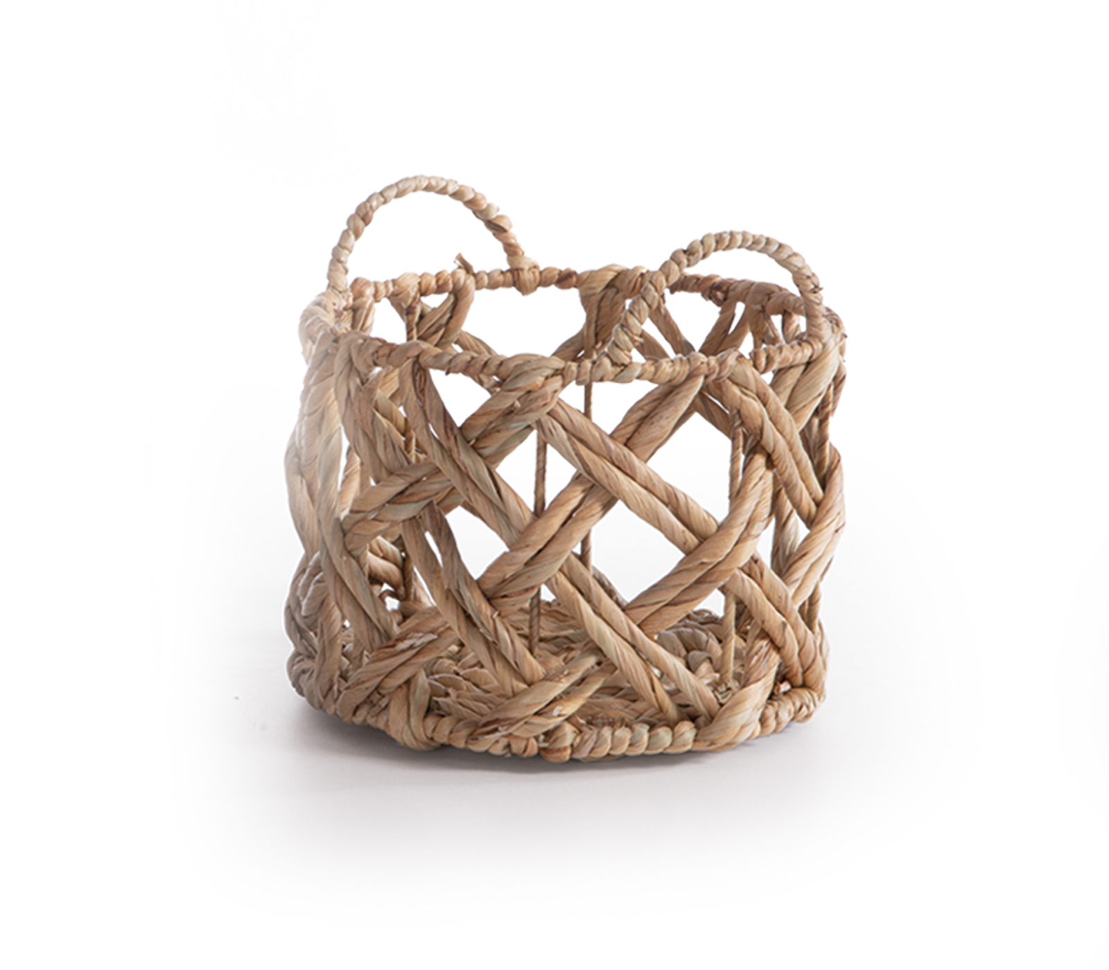 Kαλάθι Υάκινθου Nef-Nef Homeware Mesh D25x18 Natural 