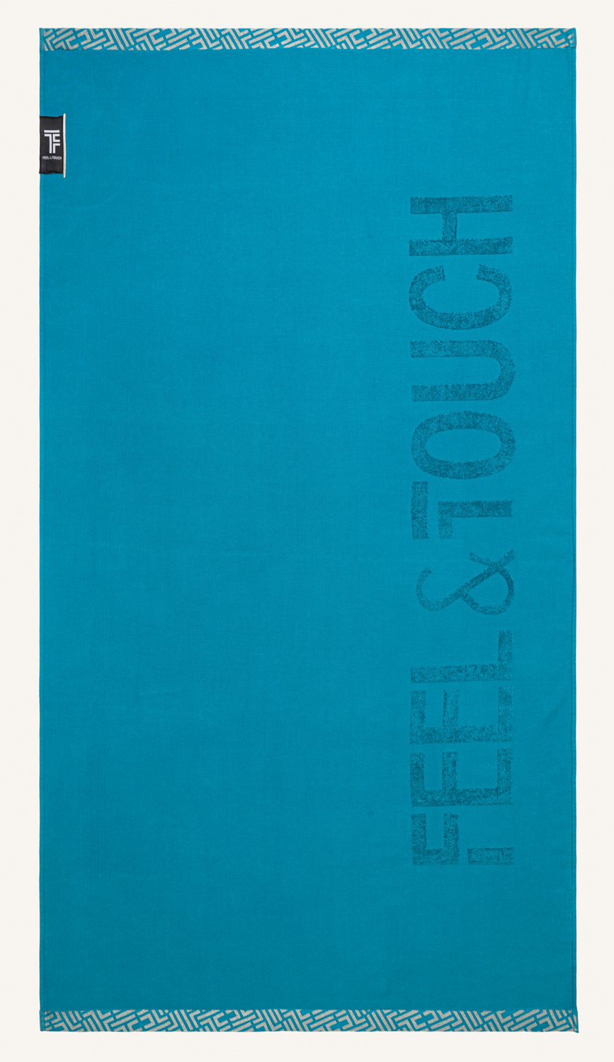 Πετσέτα Θαλάσσης Feel and Touch Sunny Oceano  90X180