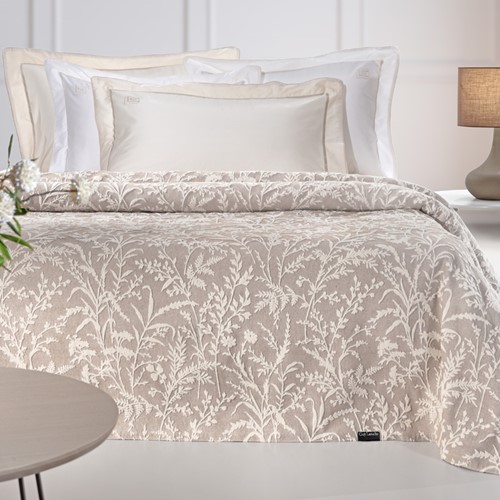 Κουβερλί King Size Guy Laroche Bouquet Mocca 260X250 (Διπλής Όψης)