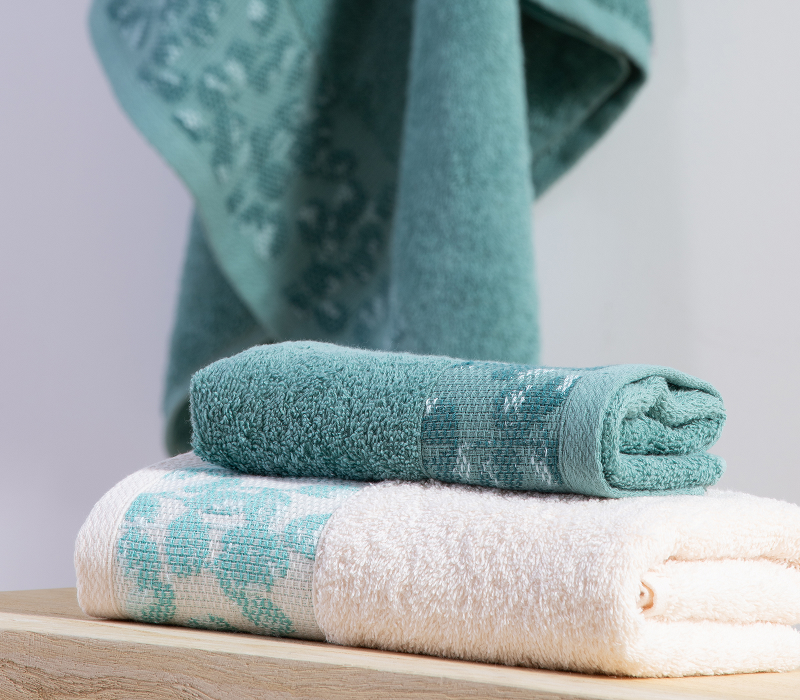 Πετσέτα Προσώπου Nef-Nef Homeware Odete 50X90 Green