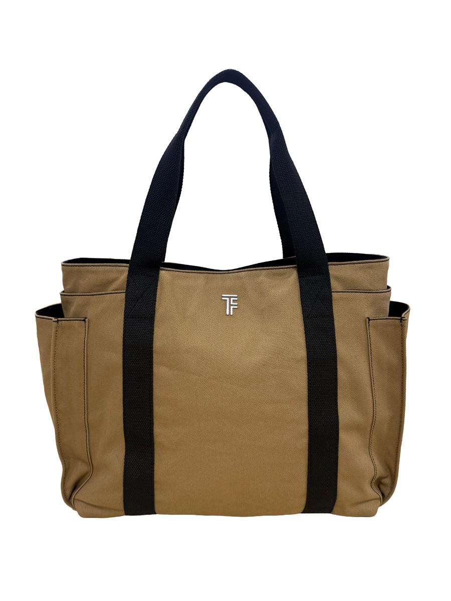 Tσάντα Θαλάσσης Ώμου Feel an Touch Cabo Mocca/Black 